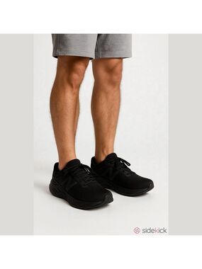 New Balance M520LT9 Fresh Foam Running Shoes Black Wide 2E Men's 7.5 Women's 9